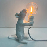 Modern Resin Animal Table Lamp - Mouse, Cat & Squirrel LED Night Light