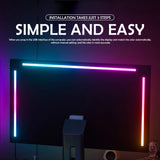 RGB Gaming Lights Strip Monitor Backlight - PC Display Screen Sync Atmosphere Lamp