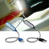 Mini Flexible USB LED Book Light - Portable Reading Lamp for Laptop & Power Bank