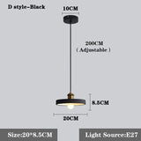 Modern Vintage Macaron Pendant Light Kit (3-Light Cluster) - Creative Iron Hanging Lamp for Bar, Dining & Kitchen