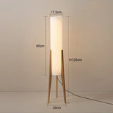 Wabi Sabi Japan Floor Lamp Restaurant Teahouse Living Room Fabric Stand Lamp Solid Wood Floor Light for Room Decor Fixture LED