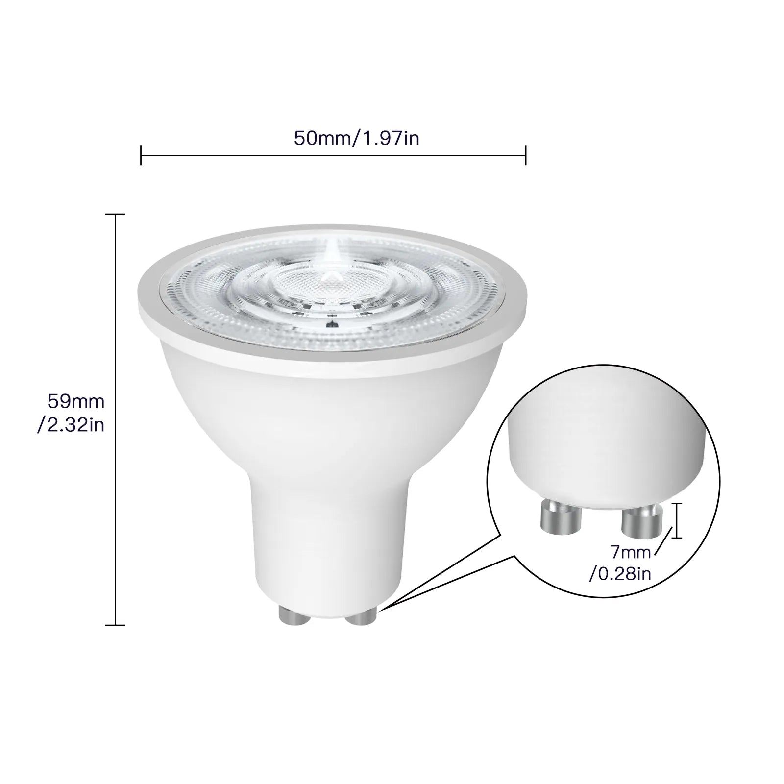  ZigBee GU10 WIFI Smart LED Bulbs RGB C+W White 5W Dimmable Lamps Smart Life APP Control Light Bulbs Work Alexa/Google