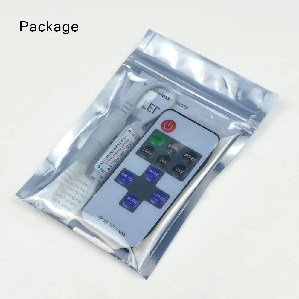 12V 24V RF Remote LED Controller For LED Strip Neon Light 5050 / 2835/ COB Brightness Adjustment Dimming