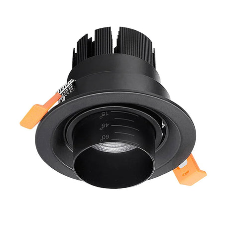 Embedded LED zoom spotlights, COB downlights, background wall aisle ceiling lights, adjustable 9W12W15W indoor lighting fixtures