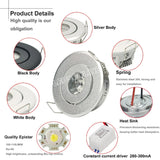 Home store decor hot products 4pcs/lot mini Led spot light Downlights cabinet lights 1W 3W Hole size 40-45mm 110-270LM