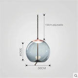 Nordic Designer Glass Pendant Lamp - Postmodern Luxury Single Head Light