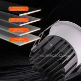Mini dimmable LED downlights, COB spotlights, anti-glare small hole ceiling lights, kitchen and living room indoor lighting bulb