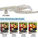 Ra98 Full Spectrum Led Strip Light 24V 10M 5M SMD2835 120LEDs Flexible Led Tape Ribbon Lamp 24 volt High CRI Flexible Lighting