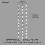 Stairs Modern Chandelier Loft Duplex Living Room Hotel Lobby Long Pendant Nordic Home Decorative Lighting Ball Long Line Pendant