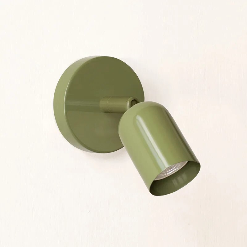 Aisle Wall Lamp With Plug  AU/US/UK/EU For Bedroom Porch Balcony Living Room Modern Iron Wall Sconce Light Nordic LED Spotlight