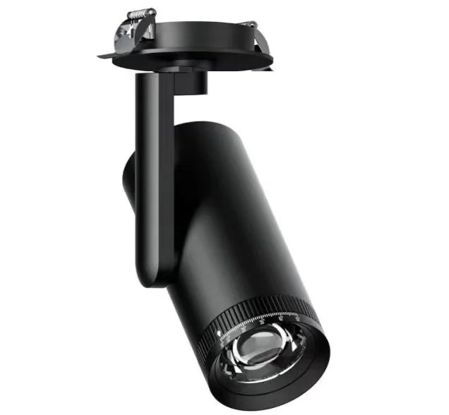 Adjustable Beam Angle LED Spot - 360° Rotating Zoom Focus Ceiling Lamp
