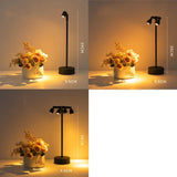 Creative Retro LED Touch Desk Lamp Charging High Pole Spotlights Decoration Lamp Bar Cafe