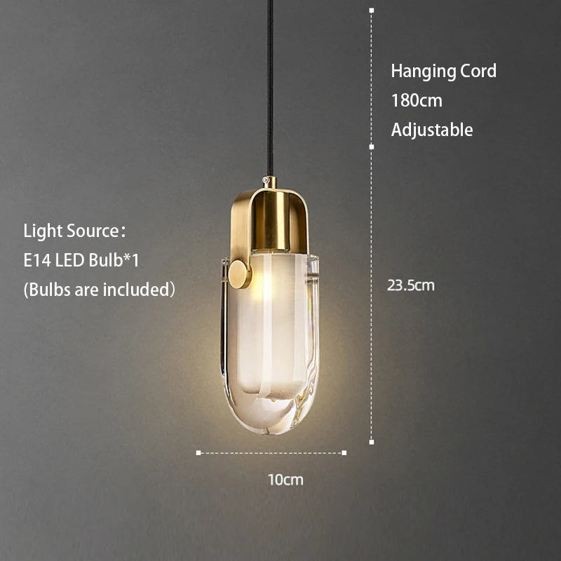 Modern Remote Control LED Ceiling Chandelier 2023 Luster&#39;s New Trend Crystal Hanging Light Bedroom Bedside Pendant Lamp Nightlight
