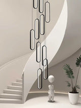 Minimalist Chandelier Nordic Hanging Modern LED Pendant Light Living Room Restaurant Villa Loft Ceiling Staircase Pendant Light
