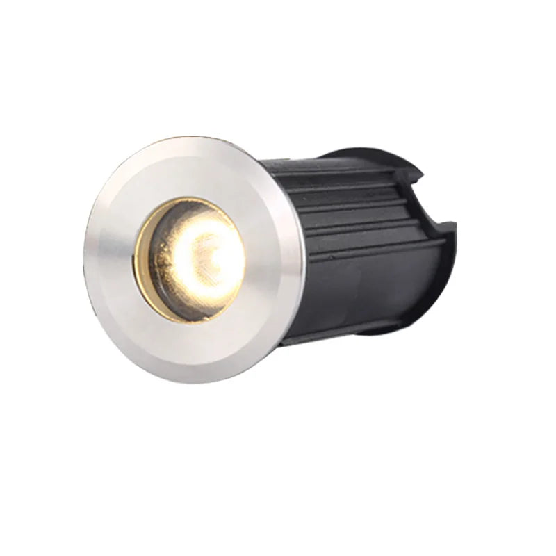 IP68 DC12V 220V 3W Outdoor Lighting for Garden Yard Step Stairs Floor Deck LED Recessed Inground Lamps LED Underground Spotlight