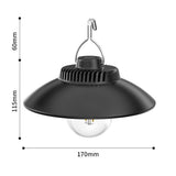 Warm Light Working Light 2 Modes Flashlight USB Recharge Lantern Outdoor Camping Light Hook Light Emergency Torch Lamp