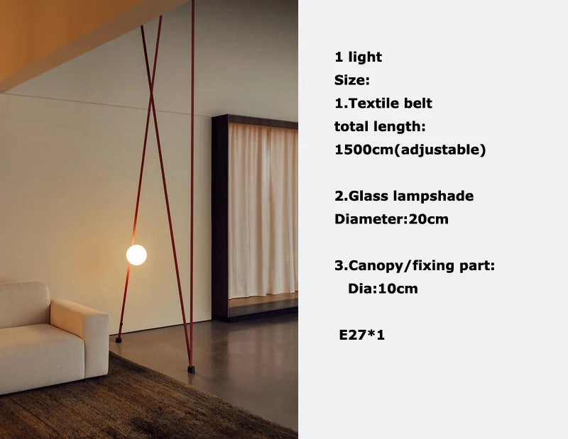 2026 Art Deco Dimmalbe Led Chandelier Lighting Orange Black Textile Glass Bubble Suspension Luminaire Lampen For Living Room