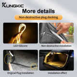 For Tesla Model 3 Highland 2024 2025 2026 Front Trunk Brighten LED Strip Waterproof Flexible DIY Flexible Front Rear Trunk Light
