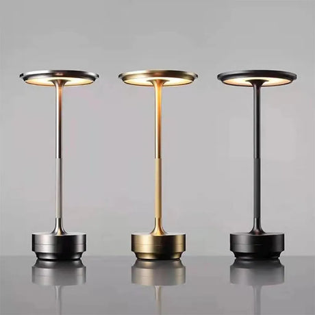 LED Charging Desk Lamp Industrial Style Touch Dimming USB Portable Charging Coffee Shop Bar Vintage Decors Atmosphere Night Light
