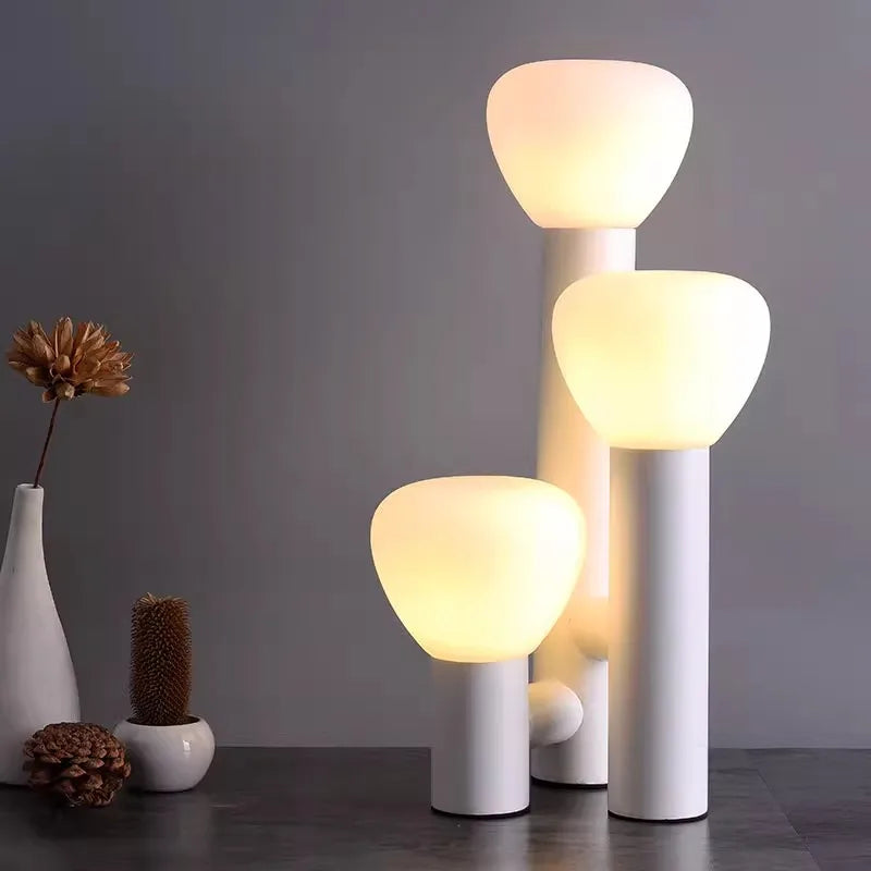 Nordic creative minimalist designer floor lamp, living room, bedroom, children's room, study, colorful three head desk lamp