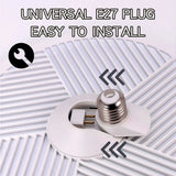 E27 LED Flying Saucer Bulb (30W/40W/60W) - 6500K Daylight Energy Saving Flat Ceiling Light Lamp for Garage & Home