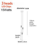 Luxury K9 Crystal LED Pendant Light - Customizable Duplex Staircase Hanging Chandelier Lamp for Living Room, Bedroom, Hotel & Shop