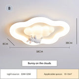 Modern Cream Style Nursery Decor Boy Girl Bedroom Ceiling Lamps Cloud Light LED Children's Room Baby Room Ceiling Lights