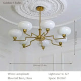 Retro Artistic Design Glass Pendant Light Ball Used in Bedrooms Study Rooms Living Kitchens  Island Chandelier Indoor Hanging