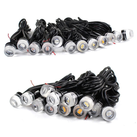2X 9W 12V SMD LED Chip License Plate Light Bolt Screw Turn Signal Tail Light 5630 LED Number Plate Light Motorcycle Auto Car