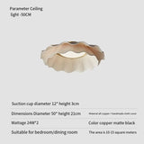 Korean Style Modern Art Decor Fabric LED Chandelier - Contemporary Textile Ceiling Pendant Light Fixture for Living Room, Bedroom & Dining Room