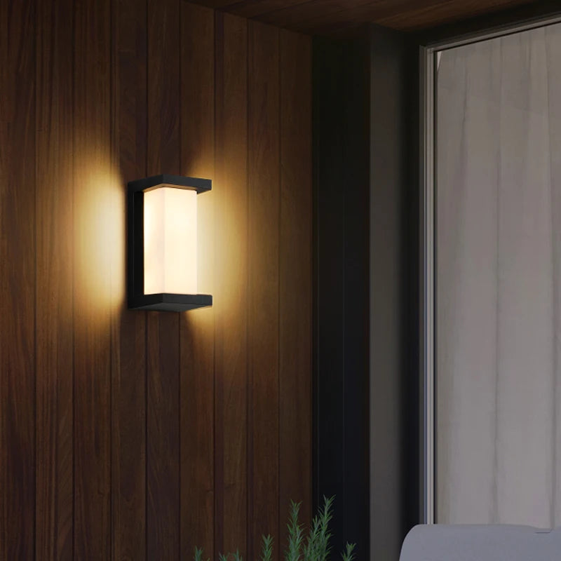 LED Outdoor Wall Light IP65 Waterproof Motion Sensor Porch Balcony Garden Wall Lamp Exterior Security Lighting