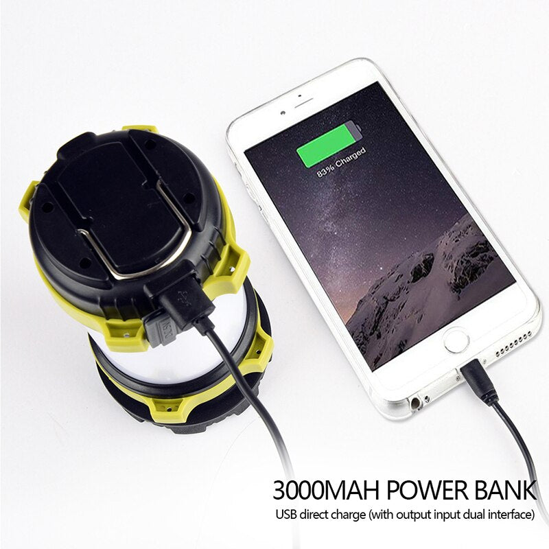 F2 Portable Rechargeable Led Lamp Tent Search Lantern Outdoor Light Fishing Camping Equipment Gadgets Light Usb Torch Flashlight
