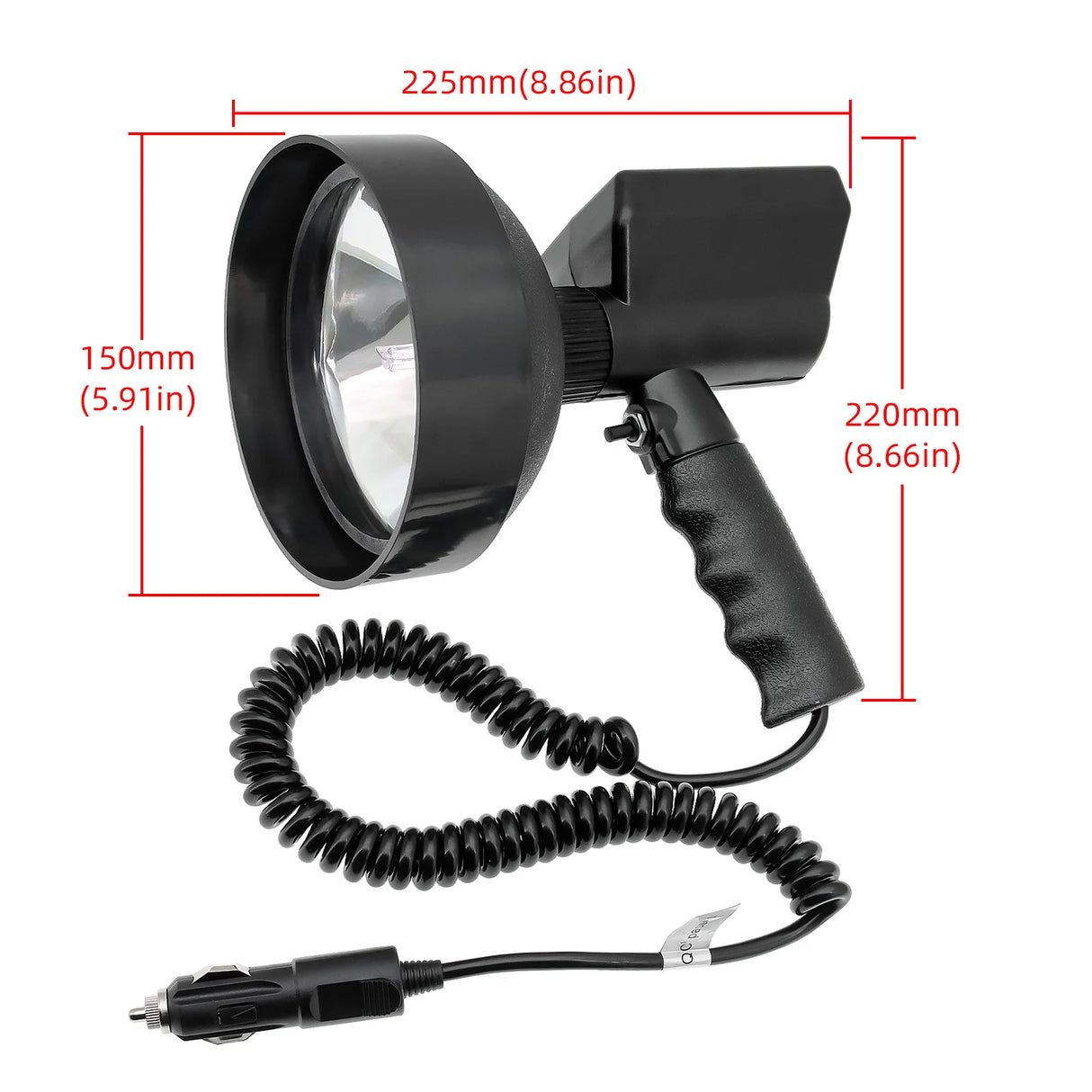 7inch -9 inch Xenon Lamp Handheld Camping Hunting Fishing Spot Light Spotlight Off Road Car Light Bar Led Working Lights 12v 24v
