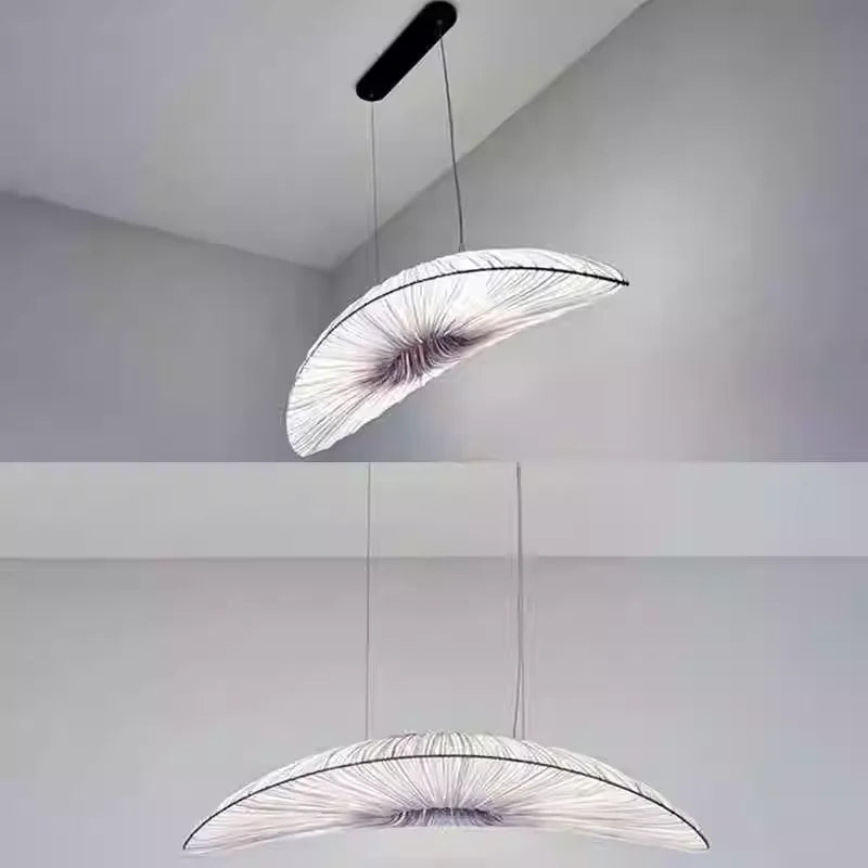 Art Sailboat Chandelier Designer Marine Cloth Pendant Lamp for Living Room Dining Room Kitchen Large Fabric Hanging Lights E27