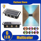 2023 NEW Strong Brightness Solar LED Outdoor Wall Lamps Waterproof Garden Decors Lamp Balcony Courtyard Outdoor Solar Wall Light