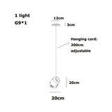 2026 New Trend Home Decoration Geometric Glass G9 LED Chandelier Lighting Lustre Para Sala Estar For Living Room Dinning Room
