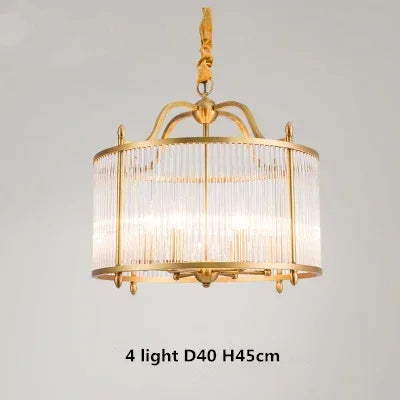 Modern Copper Led E14 Chandelier Glass Tubes Round Gold Metal Pendant Chandelier Lighting 2 Models On Sales Hanging Lamp Fixture