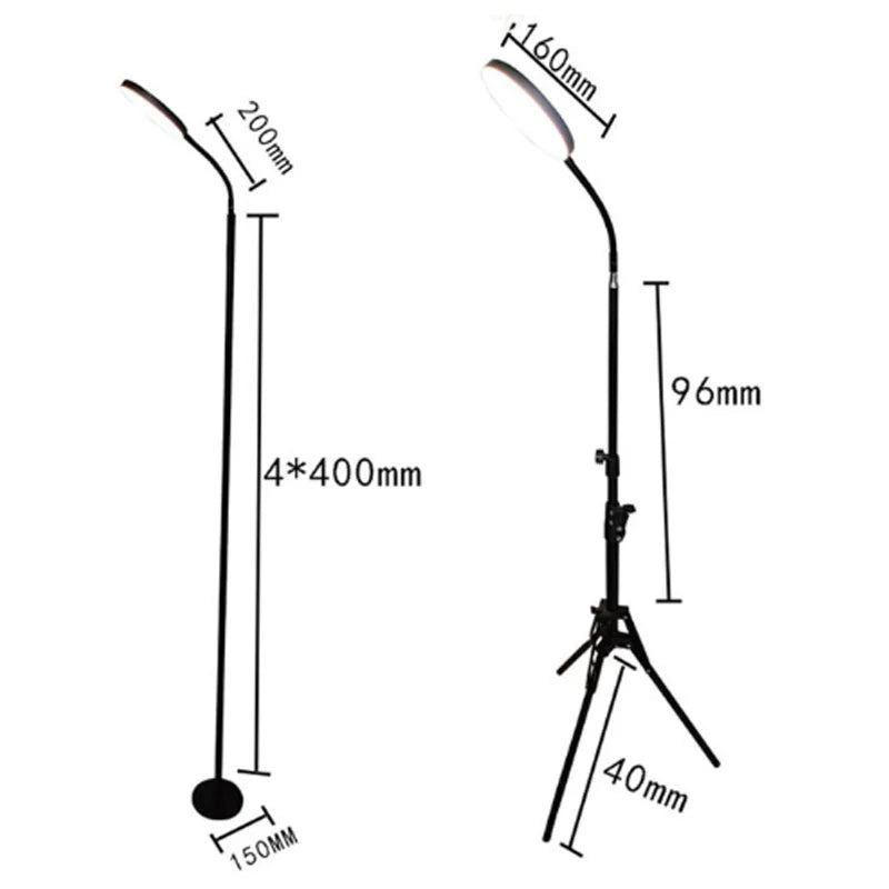 24W Growing Lamp,Floor Plant Light for Indoor Plants,10 Dimmable Brightness,Automatic On/Off Timer,Ideal for Tall Small Plants
