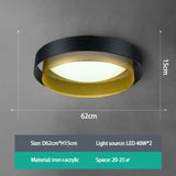 Nordic Round Ceiling Light Lamp Bedroom Living Room Lamp adario Soffitto Modern Lucer's Led Habit action Techno  Para Sala