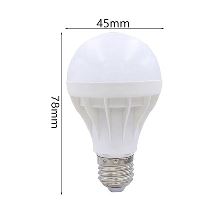 3/5pcs Led Bulb Screw Plastic Bulb Energy-Saving  Lamps 3w 5w 7w 9w 12w 15w E27 Ac 220v Real Power Led Lamp Living Room Home Led