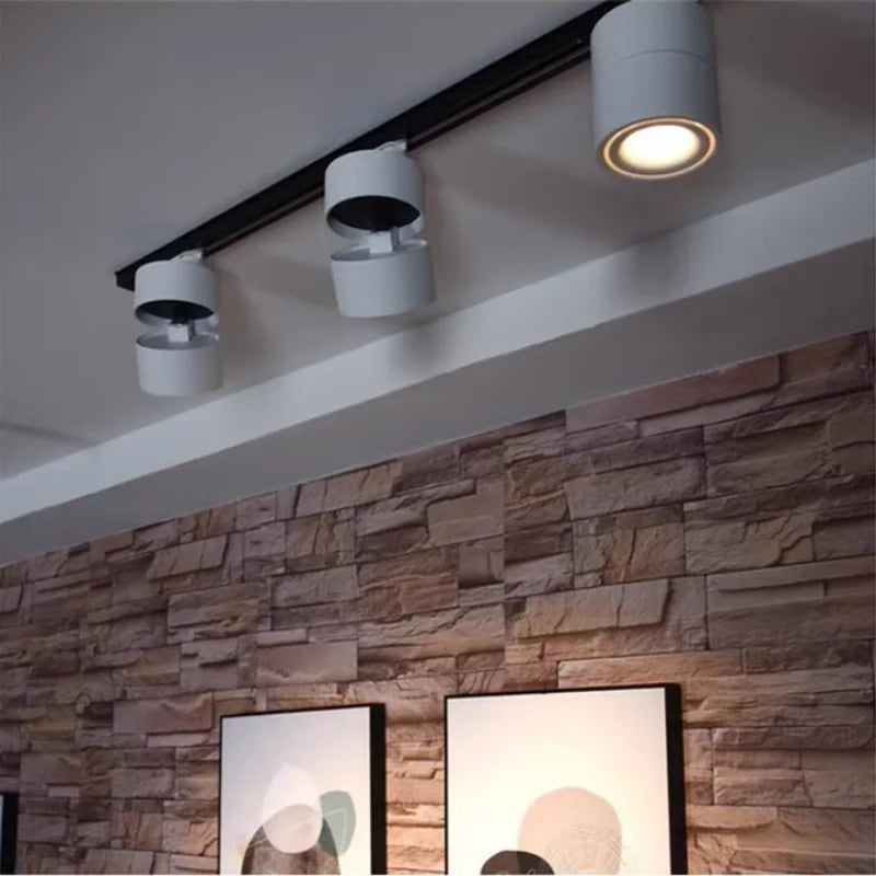 350° rotation 90° up and down folding adjustable light mounting and track spotlights suitable for home merchants 10W,12W,15W,18W