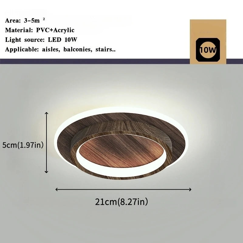 Modern Nordic LED Ceiling Light - Luxury Metal Lamp for Living Room