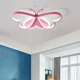 Creative Butterfly Ceiling Lights Modern Living Room Girls Bedroom Light Fixture Study Nursery Children's LED Lamp