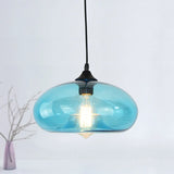 Simple Modern Colorful Hanging Lamp Loft E27 Pendant Lamp Nordic Kitchen Restaurant Living Room Bedside Glass Lightings