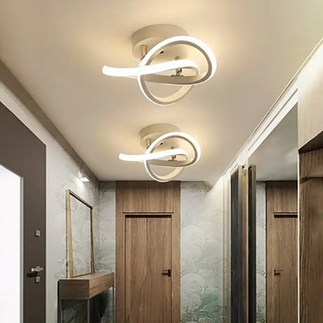LED Strip Aisle Ceiling Lights Modern Minimalist Living Room Lamps For Balcony Entrance Staircase Home Decors Fixtures Led Luster