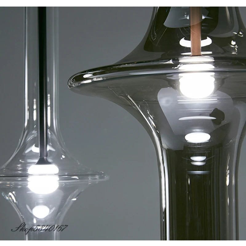 Post Modern Pendant Lamp Nordic Luxury Glass Pendant Light Loft Kitchen Hanging Lamps Bedroom Lamps Pendant Suspension Luminaire