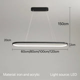 Nordic Lamp Modern LED Ring Pendant Light Kitchen Dining Room Island Indoor Chandelier Hanging Lamp Suspension String Design