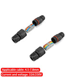 New 2/1PC IP68 Waterproof Joint Wire Quick Connection Connector 2/3 Pin Solder Less LED Lamp Wiring Outdoor Rainproof Terminal