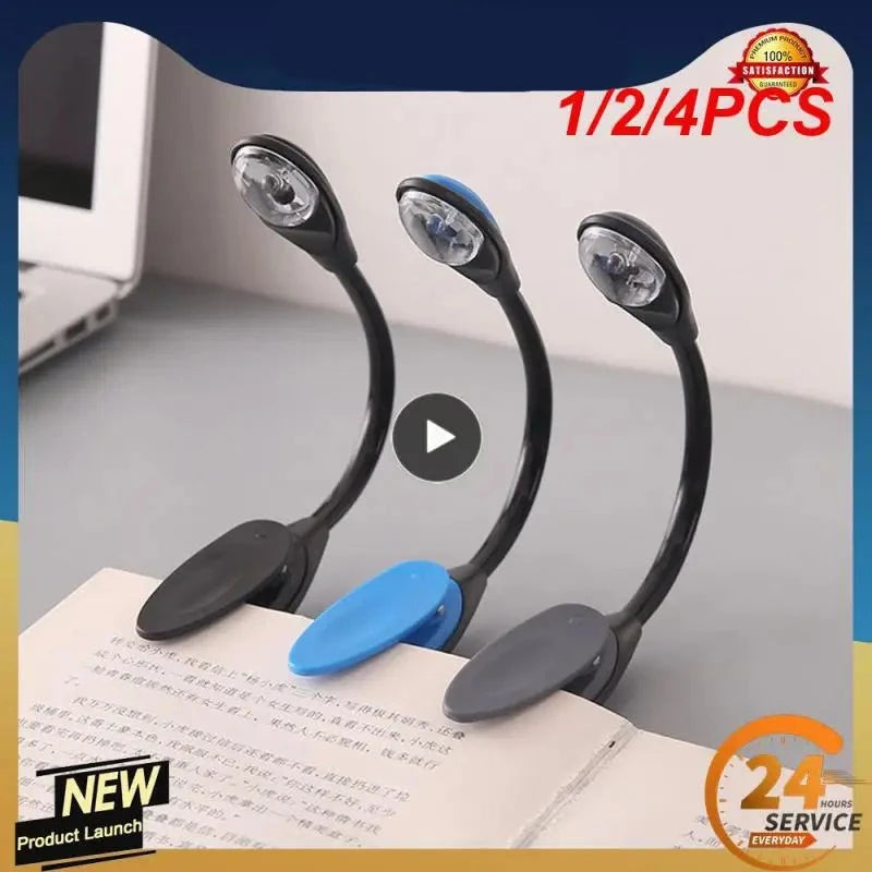 USB Rechargeable Reading Book Light With Detachable Flexible Clip Portable Lamp Kindle eBook Readers Night Light