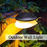 Solar LED Outdoor Wall Lamp - High-Efficiency Sunlight Garden Light